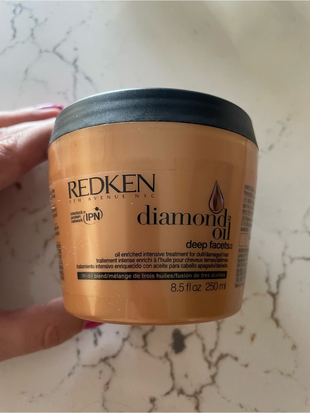 New!!Redken Diamond Oil Deep Facets Hair Mask 8.5 oz Discontinued